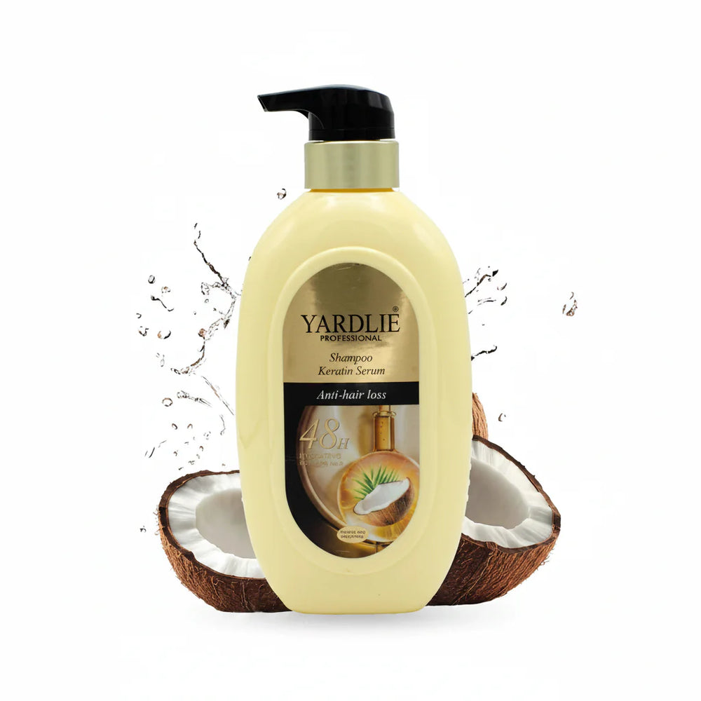 Yardlie Professional keratin serum and coconut oil Shampoo – 500 ml Yardlie