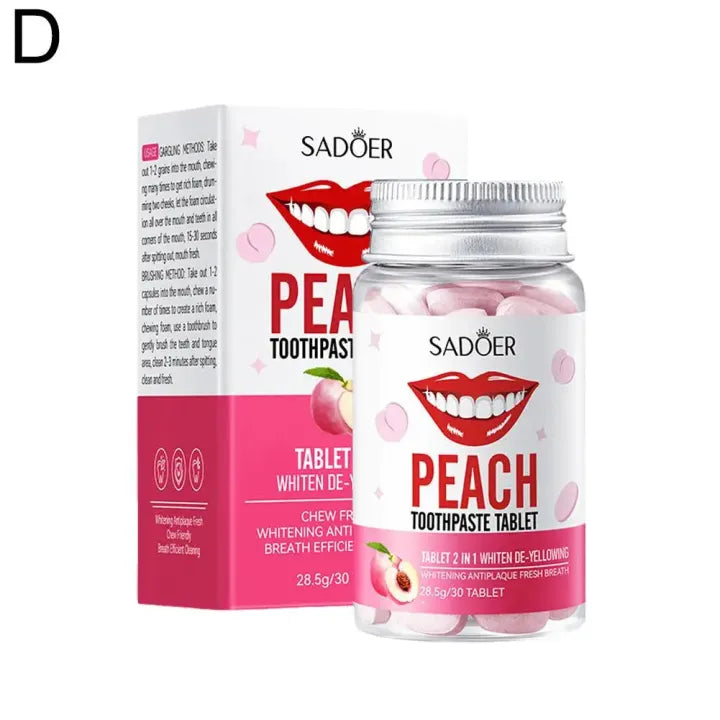 Sadoer 2 in 1 Solid Toothpaste Tablets 28.5g Sadoer