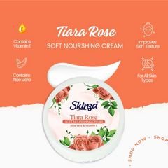 Skinza Tiara Rose Nourishing Cream - 150ml Skinza