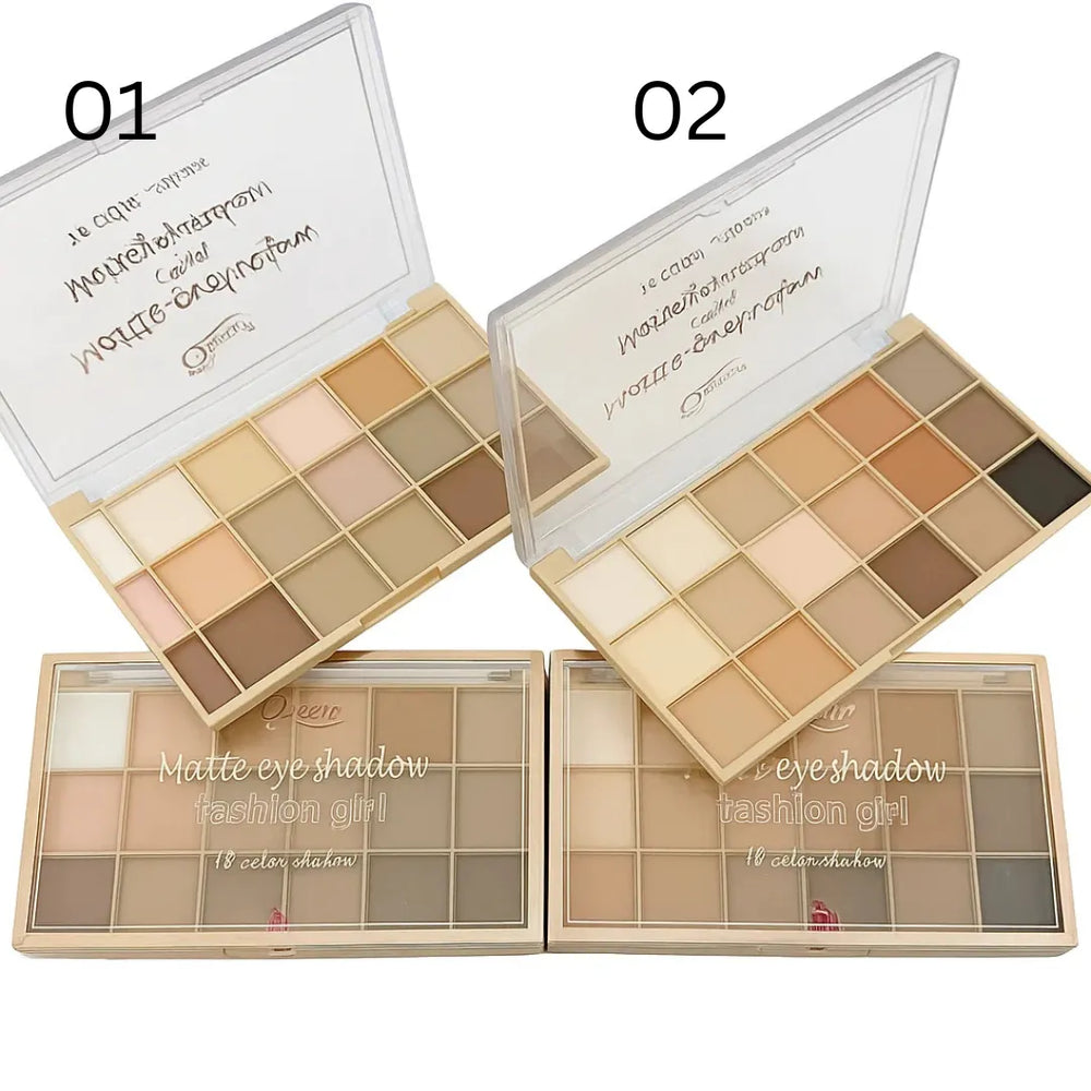 Mini Queen Super Matte 18‑Color Eyeshadow Palette Mini Queen