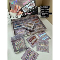 Pink Key Cat Eye Mirror Nails PINK KEY