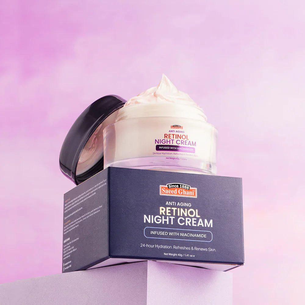 Saeed Ghani Anti-Aging Retinol Night Cream – 40g Saeed Ghani