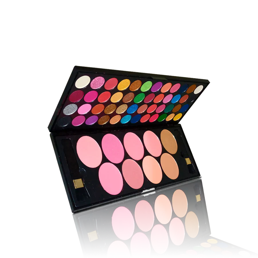 Glamorous Face 24+24+9 Matte, Velvet Eyeshade & Blushon Kit Glamorous Face