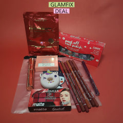 Pack Of 08 GLAM FIX DEAL – Complete Makeup Essentials Kit Cosmia.pk