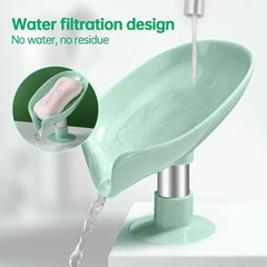 Leaf Shape Soap Box Drain Soap Holder Cosmia.pk