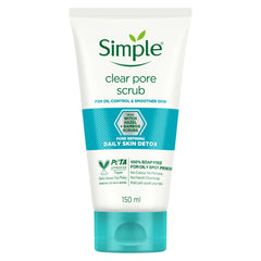 Simple Daily Skin Detox Pore Polishing Face Scrub - 150ml Simple