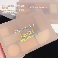 Miss Lara 10 Color Contouring Eyeshadow Face Highlighter Miss Lara