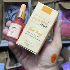 Miss Rose Lip & Cheek Tint Coral Peach Miss Rose