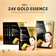 OYAX 24K Gold Firming Face Mask- Anti Aging, Hydrating, Toning & Oyax
