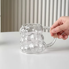 Bubble Design Coffee Glass Mug Cosmia.pk
