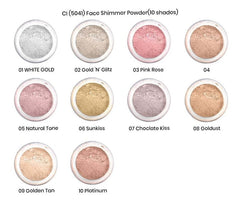 Color Institute Face & Body Loose Shimmer Powder Color Institute