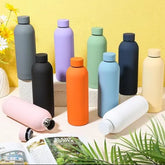 Stainless Steel Matte Water Bottle Each - 500ml Cosmia.pk