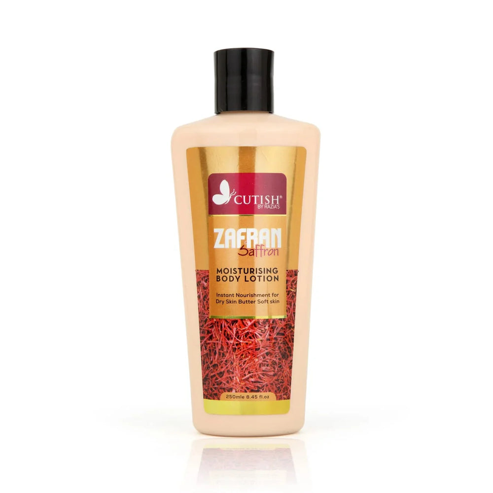 Cutish Zafran Saffron Moisturising Body Lotion - 250ml Cutish