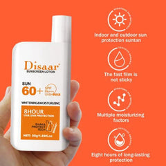 Disaar Sun Screen Lotion Spf Cream SPF Max 60 Oil Free - 50g Disaar