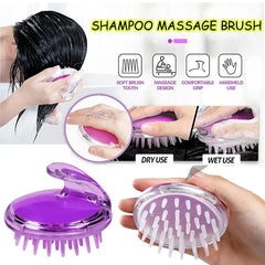 Silicone Shampoo Hair Wash Brush Hair scalp Massage Brush Cosmia.pk