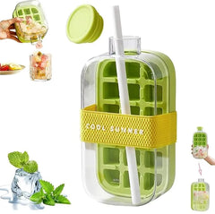 2-in-1 Ice Tray & Straw Cup for Instant Icy Drinks Cosmia.pk