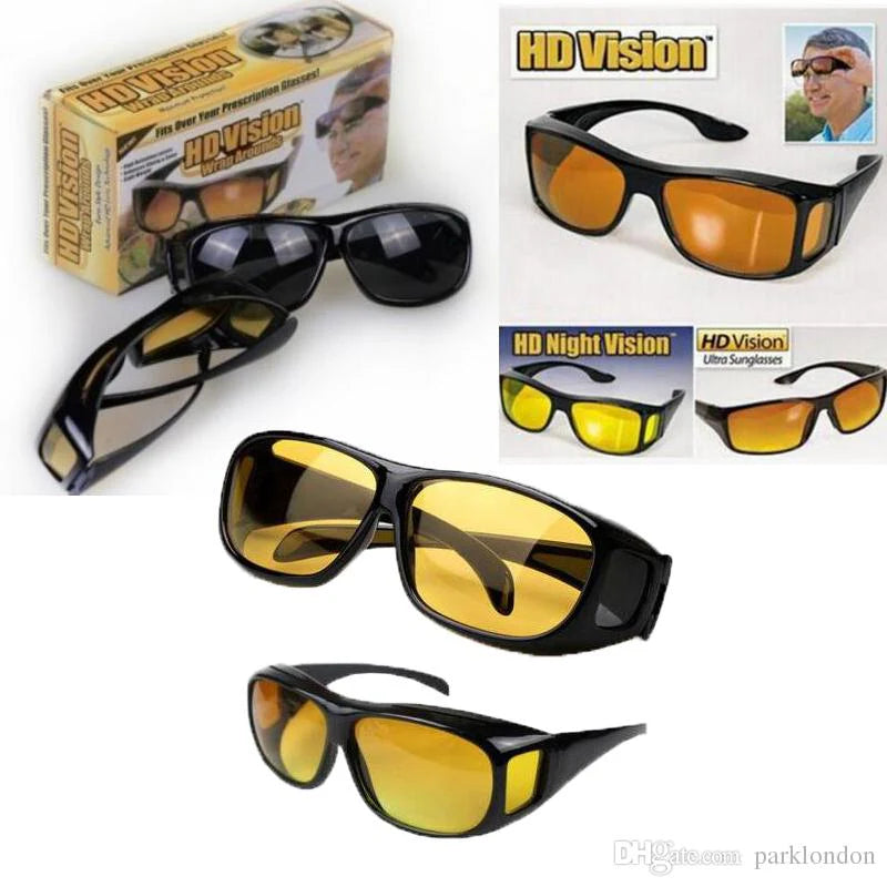 HD Vision Anti Glare Wrap Around Night Vision Glasses Cosmia.pk