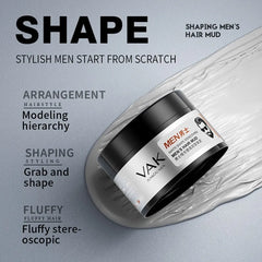 VAK Fashion Matte Finished Hair Styling Clay Wax 100g VAK