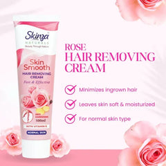 Skinza Rose Hair Removing Cream - 100ml Skinza