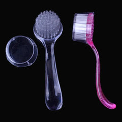 1 Pcs Plastic Nail Art Dust Cleaning Brush with Cap Cosmia.pk