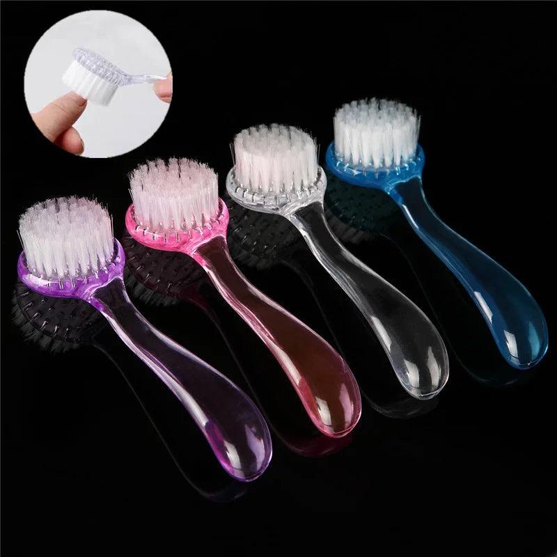1 Pcs Plastic Nail Art Dust Cleaning Brush with Cap Cosmia.pk