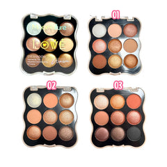 Mocallure Love Warm Eyeshadow Palette - 9 Colors Mocallure