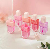 Hudamoji Transparent Lipgloss Oil in Light Pink Color Each Huda Moji