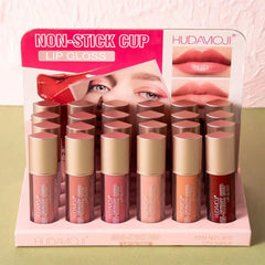 Huda Moji Non stick Long lasting Lipgloss 6Pcs Huda Moji