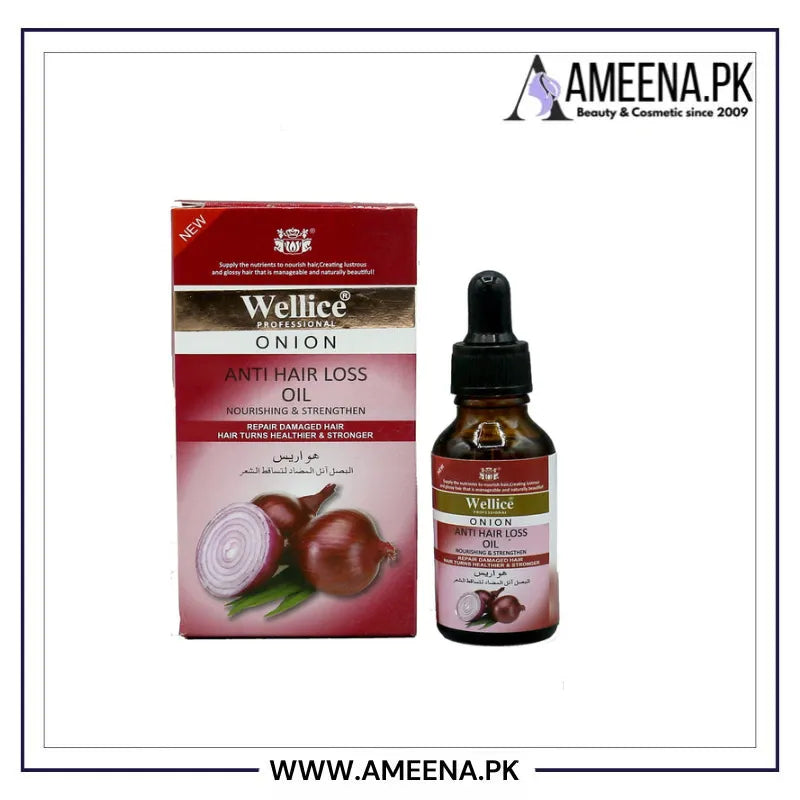 Wellice Onion Anti Hair Loss Oil Nourishing & Strengthen 30ml Wellice