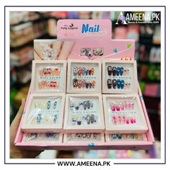 Nail Salon Stylish Artificial Nails With Alcoholic Pad 1Pcs Nail Salon