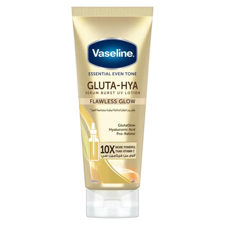 Vaseline Gluta-Hya Serum Burst UV Lotion - Flawless Bright - 200ml Vaseline