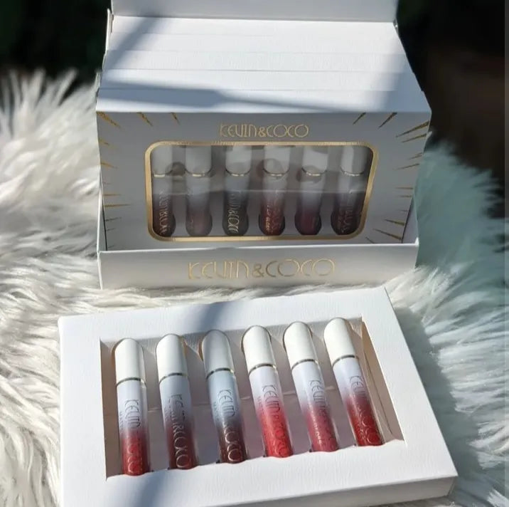 Kevin & Coco Matte Lip Gloss 6Pcs Kevin & Coco
