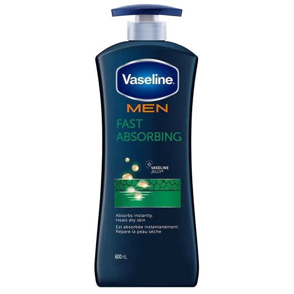 Vaseline Body Lotion Men Fast Absorbing 20.3Oz/600Ml Vaseline