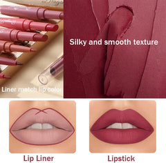 Dragon Ranee Double Head Matte Lip Liner Matte Lipstick Pen Dragon Ranee