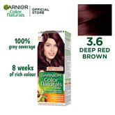 Garnier - Color Naturals Hair Colors - 3.6 Deep Red Brown Garnier
