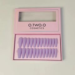 O.TWO.O Magenta Nail Art 24 Pcs OTWOO