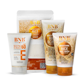 BNB Radiance Resurgence Bundle (Rice Extract Kit + Vitamin E SPF60 - 120ml) BnB