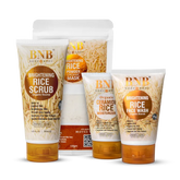 BNB Rice Bliss Bundle (Rice Extract Kit + Organic Rice Ceramide Moisturizer - 120ml) BnB