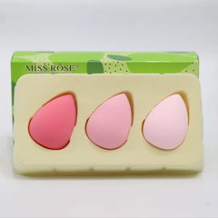 Miss Rose Makeup Puff - 3 Pcs Miss Rose