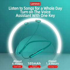 Lenovo HE05X Wireless Bluetooth Neckband Earphones Lenovo