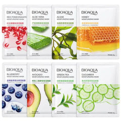 Pack Of 50 Pcs Random Moisturizing , Glowing , Anti Aging Deep Repair Sheet Masks 1x50 Bioaqua