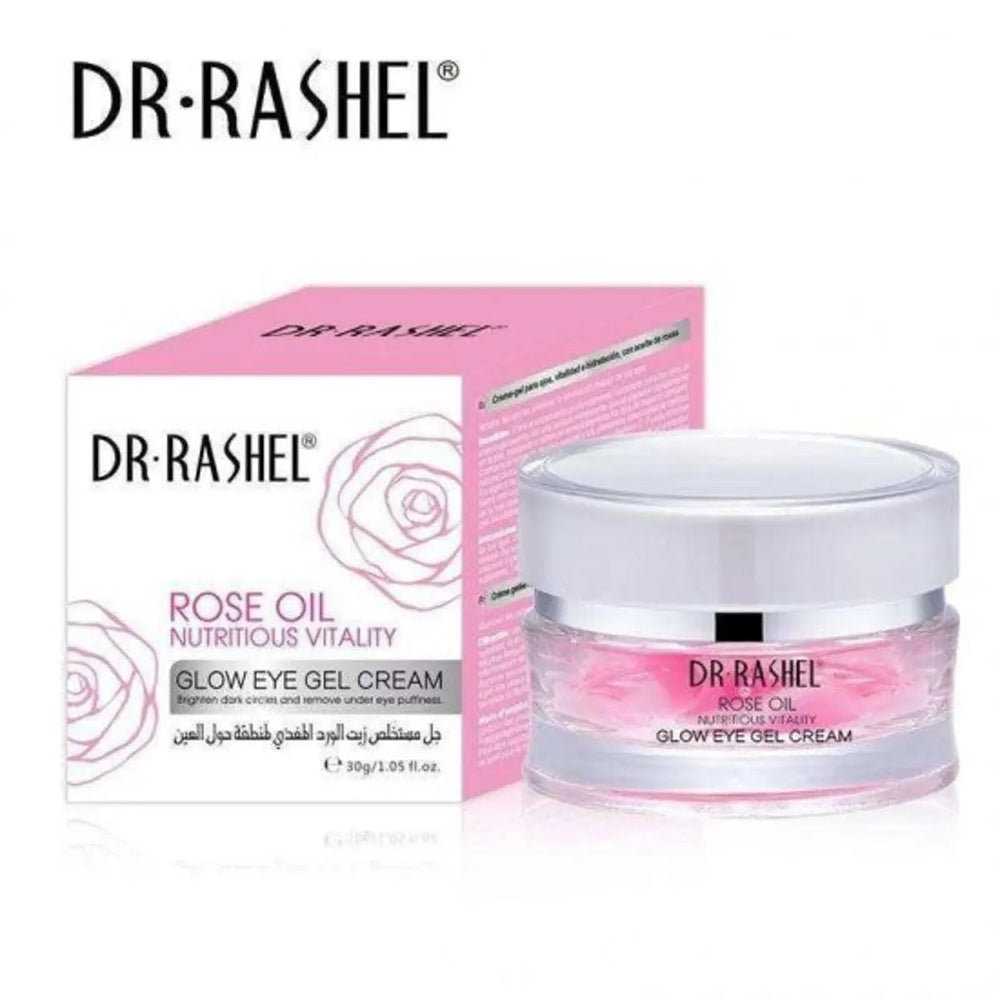 Dr.Rashel Rose Oil Nutritious Vitality Glow Eye Gel Cream - 30g DR.Rashel