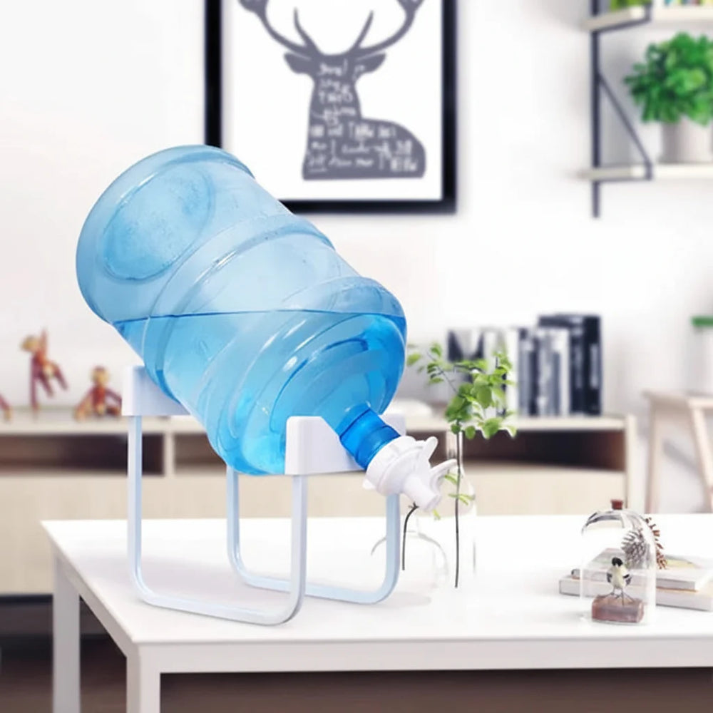 Water Bottle Metal Stand With Tap - Each Cosmia.pk