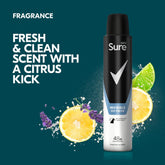 Sure Men Anti-Perspirant Deodorant Spray - 200ml sure