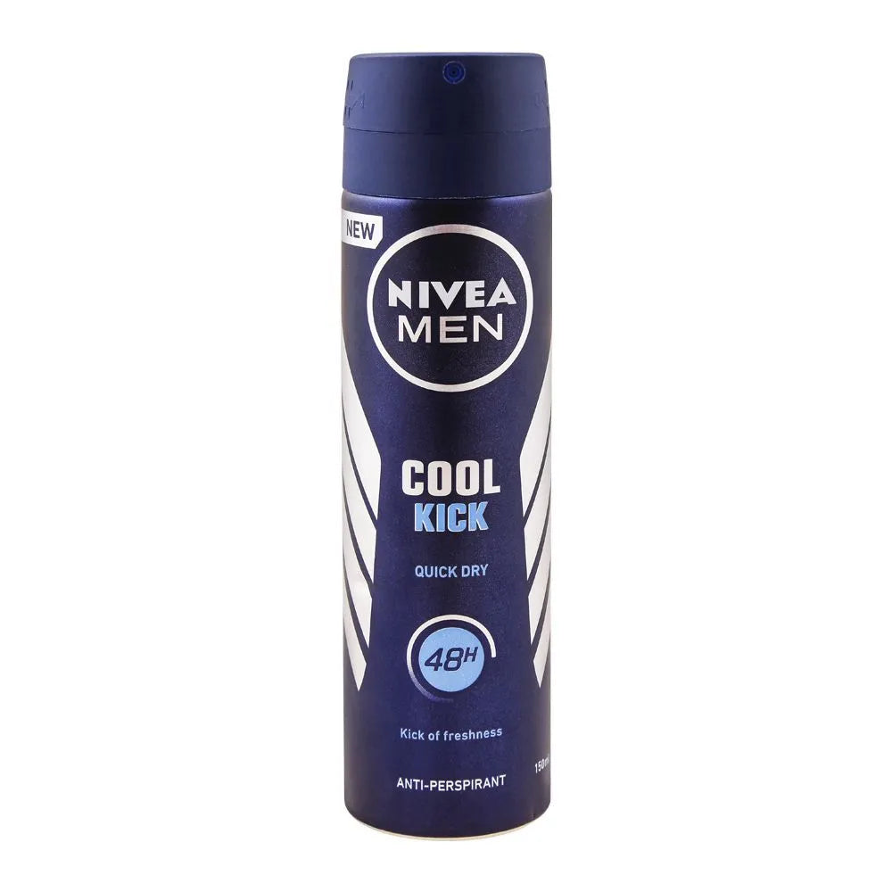 Nivea Men 48H Cool Kick Quick Dry Deodorant Spray - 150ml Nivea