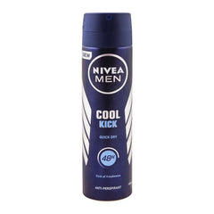 Nivea Men 48H Cool Kick Quick Dry Deodorant Spray - 150ml Nivea