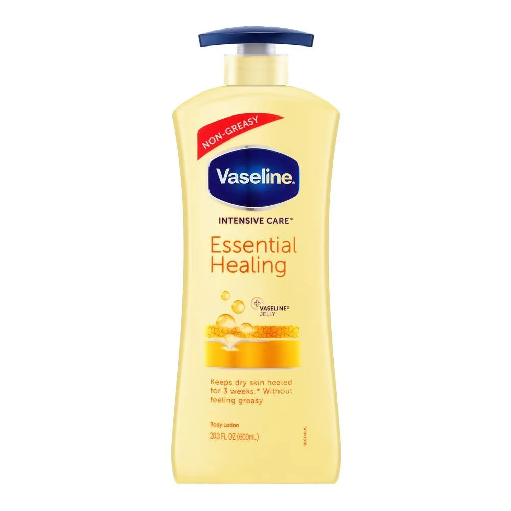 Vaseline Intensive Care Essential Healing Body Lotion, Pump - 600ml Vaseline
