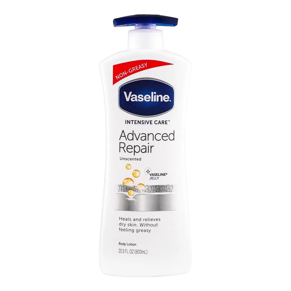 Vaseline Intensive Care Advanced Repair Unscented Body Lotion, 600ml Vaseline
