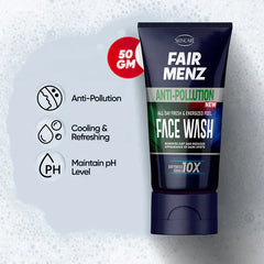 Fair Menz Anti-Pollution Face Wash 10X Formula Fair Menz