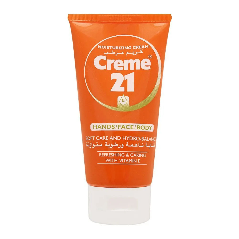 Creme 21 Hand/Face/Body Moisturizing Cream, 75ml Creme 21